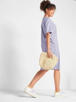 Sukienka T-shirtowa oversized (2 szt.), z czystej bawełny bonprix