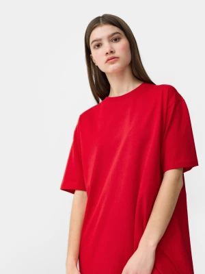 Sukienka t-shirtowa z bawełny organicznej damska 4F