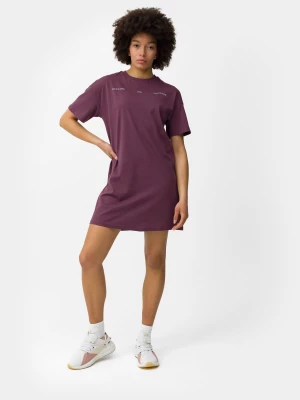Sukienka t-shirtowa z bawełny organicznej damska 4F