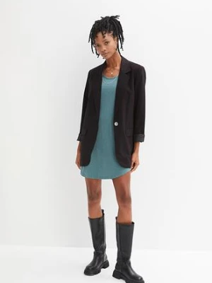 Sukienka T-shirtowa z bawełny z koronką bonprix