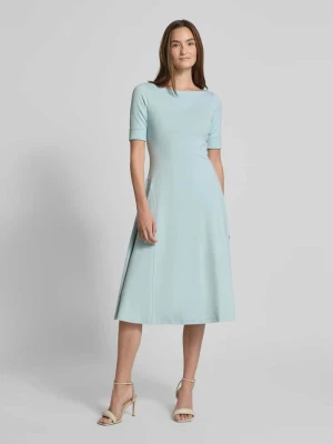 Sukienka T-shirtowa z dekoltem w łódkę model ‘MUNZIE’ Lauren Ralph Lauren