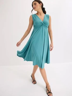 Sukienka T-shirtowa z dekoltem w serek bonprix