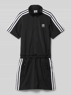 Sukienka T-shirtowa z kieszeniami zapinanymi na zamek błyskawiczny adidas Originals