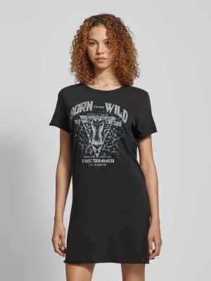 Sukienka T-shirtowa z nadrukiem z motywem model ‘LUCY LIFE’ Only
