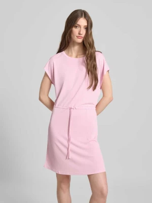 Sukienka taliowana o długości do kolan z mieszanki wiskozy model ‘HANNAH’ Only