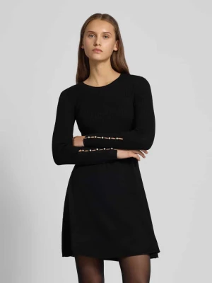 Sukienka taliowana z dzianiny z mieszanki wiskozy model ‘NATASCHA’ Only