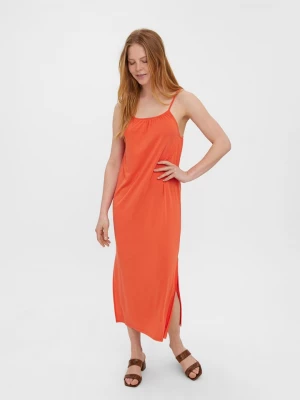 Vero Moda Sukienka "Taylorbia" w kolorze pomarańczowym rozmiar: XS