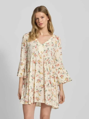 Sukienka tunikowa o dopasowanym kroju z wiskozy model ‘VICKEY’ Only