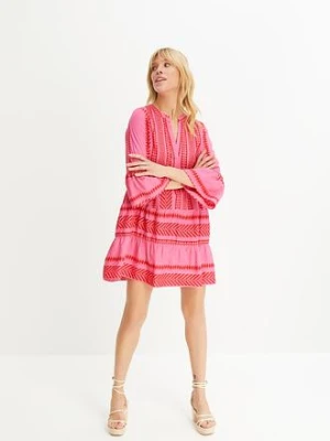 Sukienka tunikowa z lejącej wiskozy bonprix