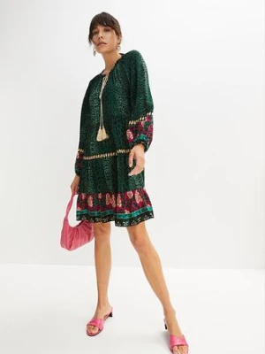 Sukienka tunikowa z lejącej wiskozy bonprix