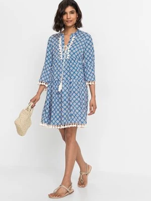 Sukienka tunikowa z miękkiej wiskozy bonprix