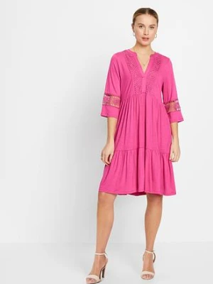 Sukienka tunikowa z miękkiej wiskozy bonprix