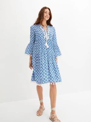 Sukienka tunikowa z miękkiej wiskozy bonprix