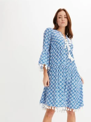 Sukienka tunikowa z miękkiej wiskozy bonprix