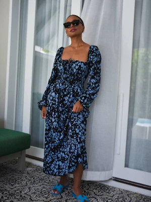 Sukienka Vanilla Long Blue Blots LAURELLA