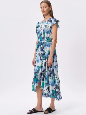 Sukienka w błękitny nadruk Greenpoint
