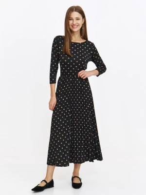 Sukienka w grochy z plisowanym dołem Top Secret