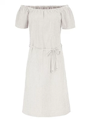 Stitch & Soul Sukienka w kolorze beżowo-białym rozmiar: M