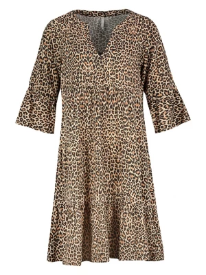 Sublevel Sukienka w kolorze beżowo-brązowym rozmiar: XL
