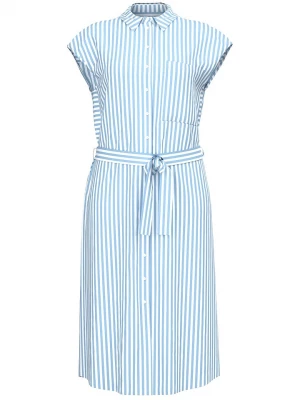 Pieces Sukienka w kolorze błękitno-białym rozmiar: M