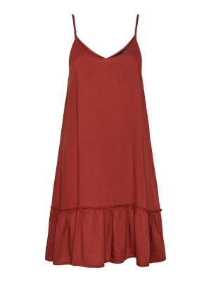 Pieces Sukienka w kolorze bordowym rozmiar: XS