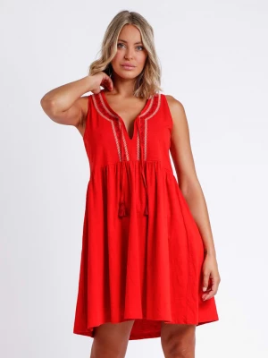admas Sukienka w kolorze czerwonym rozmiar: L