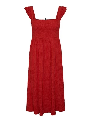 Pieces Sukienka w kolorze czerwonym rozmiar: XS
