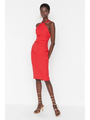 trendyol Sukienka w kolorze czerwonym rozmiar: 42