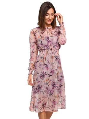 Stylove Sukienka w kolorze jasnoróżowym ze wzorem rozmiar: L