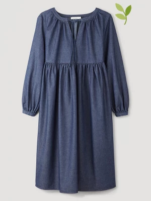 Hessnatur Sukienka w kolorze niebieskim rozmiar: 42