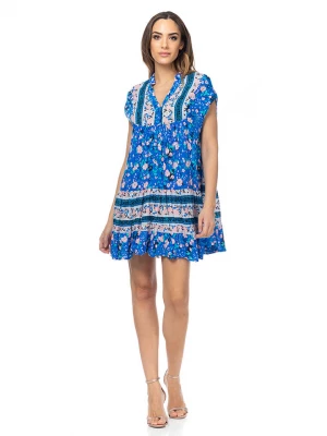Tantra Sukienka w kolorze niebieskim ze wzorem rozmiar: onesize