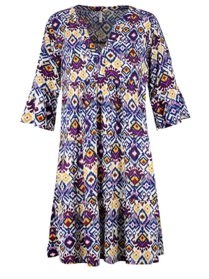Sublevel Sukienka w kolorze fioletowo-niebiesko-kremowym rozmiar: S
