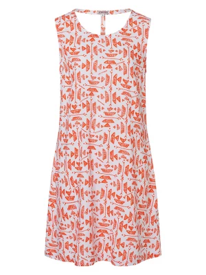 Timezone Sukienka w kolorze pomarańczowo-białym rozmiar: L