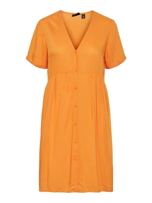 Pieces Sukienka w kolorze pomarańczowym rozmiar: S