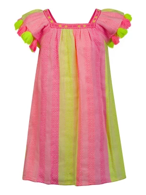 happy girls by Eisend Sukienka w kolorze różowo-zielonym rozmiar: 164