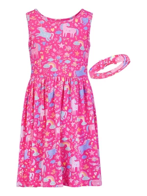 happy girls by Eisend Sukienka w kolorze różowym rozmiar: 92