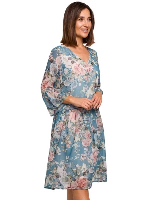 Stylove Sukienka w kolorze turkusowym ze wzorem rozmiar: M