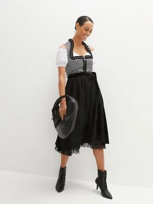 Sukienka w ludowym stylu, z fartuchem (2 części) bonprix