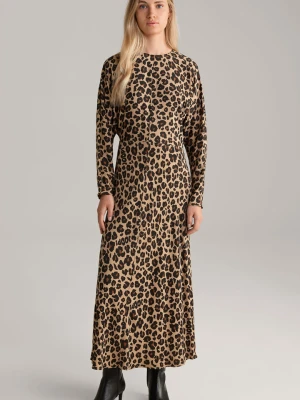Sukienka w panterkę w kolorze brązowo-czarnym Joop