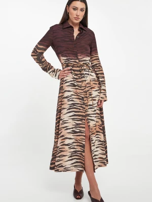 Sukienka w zwierzęcy wzór Annabel PINKO