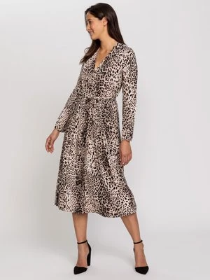 Sukienka w zwierzęcy wzór - Designer Choice Olsen