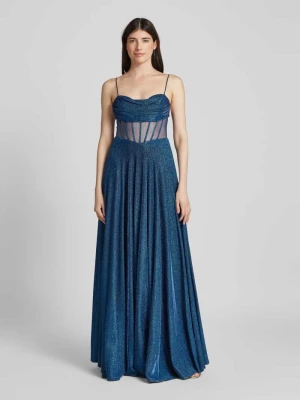Sukienka wieczorowa błyszcząca z cienkimi ramiączkami Jake*s Cocktail
