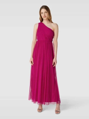 Sukienka wieczorowa na jedno ramię Lace & Beads