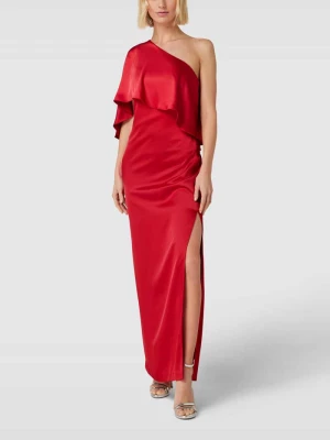 Sukienka wieczorowa na jedno ramię model ‘DIETBALD’ Lauren Ralph Lauren