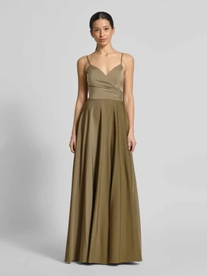 Sukienka wieczorowa na ramiączkach spaghetti Laona