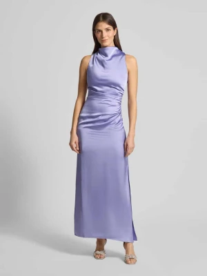 Sukienka wieczorowa o dopasowanym kroju z głębokim rozcięciem model ‘KESINA’ HUGO