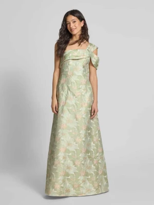 Sukienka wieczorowa o kroju na jedno ramię z mieszanki wiskozy Adrianna Papell