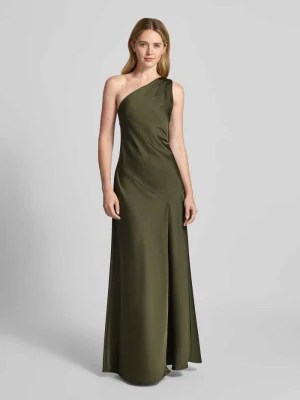 Sukienka wieczorowa o kroju regular fit na jedno ramię Adrianna Papell