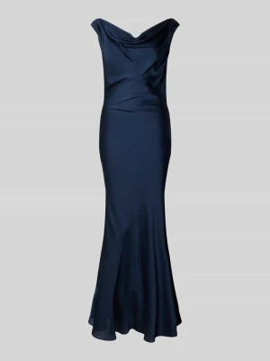 Sukienka wieczorowa o kroju regular fit o kroju bez rękawów Swing