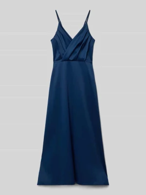 Sukienka wieczorowa o kroju regular fit z dekoltem w serek G.O.L.